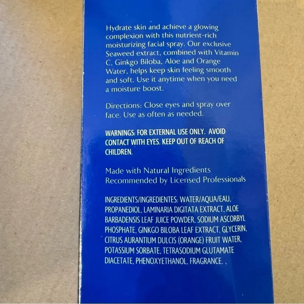 Repechage ALGO MIST® HYDRATING SEAWEED FACIAL SPRAY. Instant Hydration. New